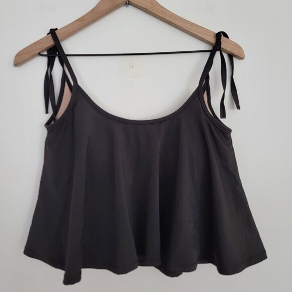 Kortni Jeane Other - Kortni Jeane Black Swimsuit Swing Tankini Tie Top Lined Padded Size Medium